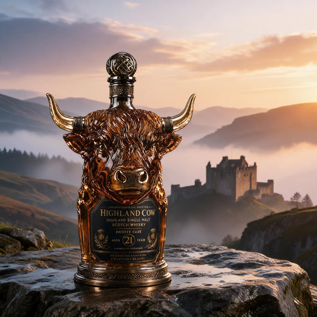 Highland Cow Edition — Whisky Decanter