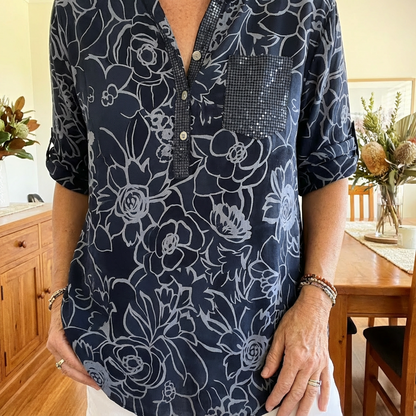 Cassie™ – Floral Print Blouse