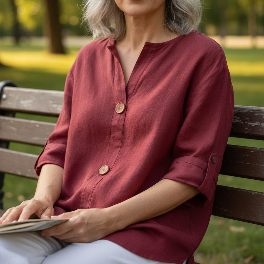 Elara™ – Breezy Classic Everyday Blouse