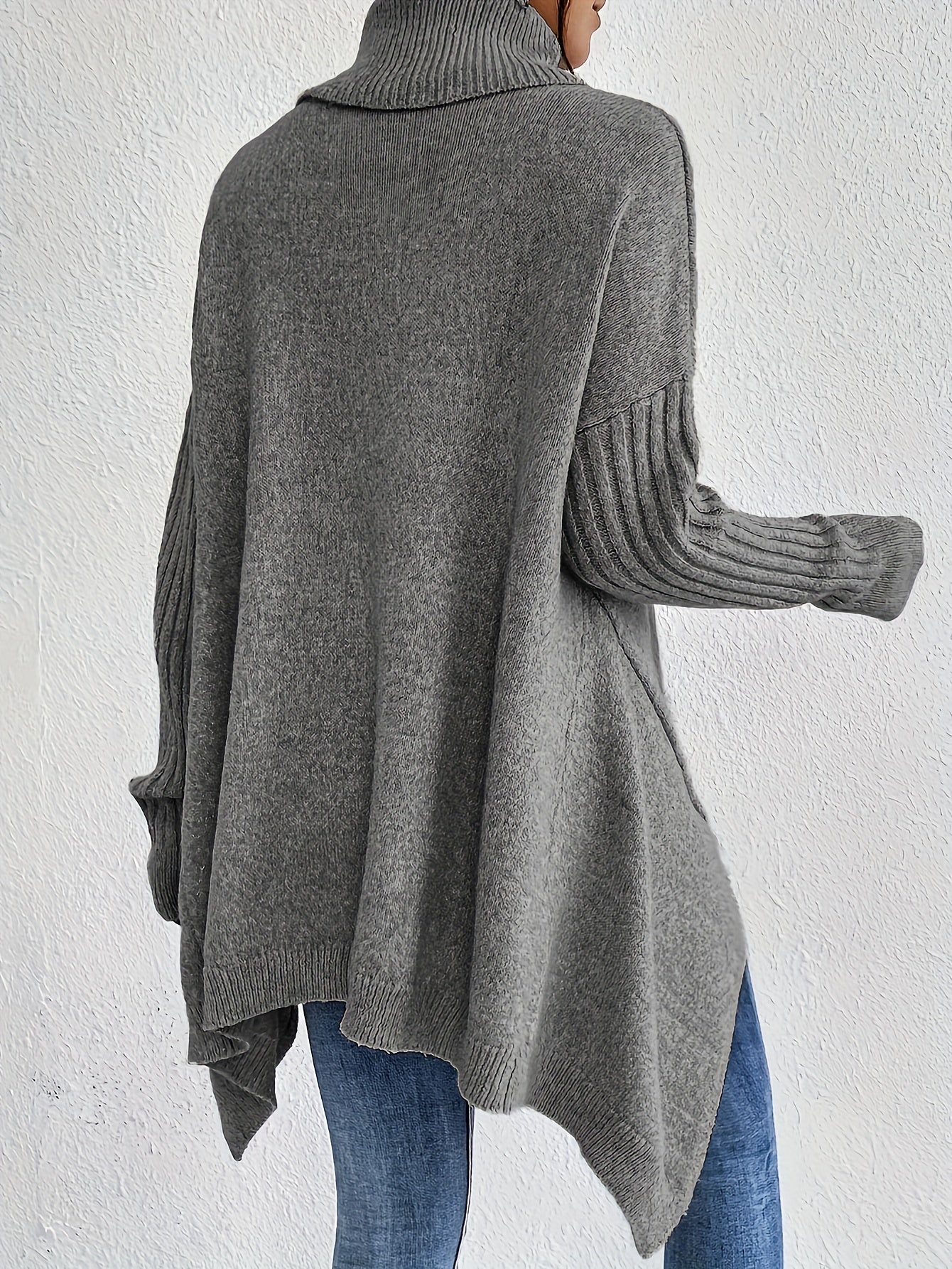 Tahlia™ - Casual Long Sleeve High Neck Sweater