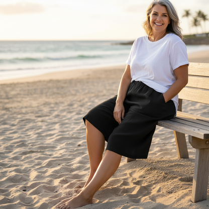 Renee™ Cotten Linen Shorts