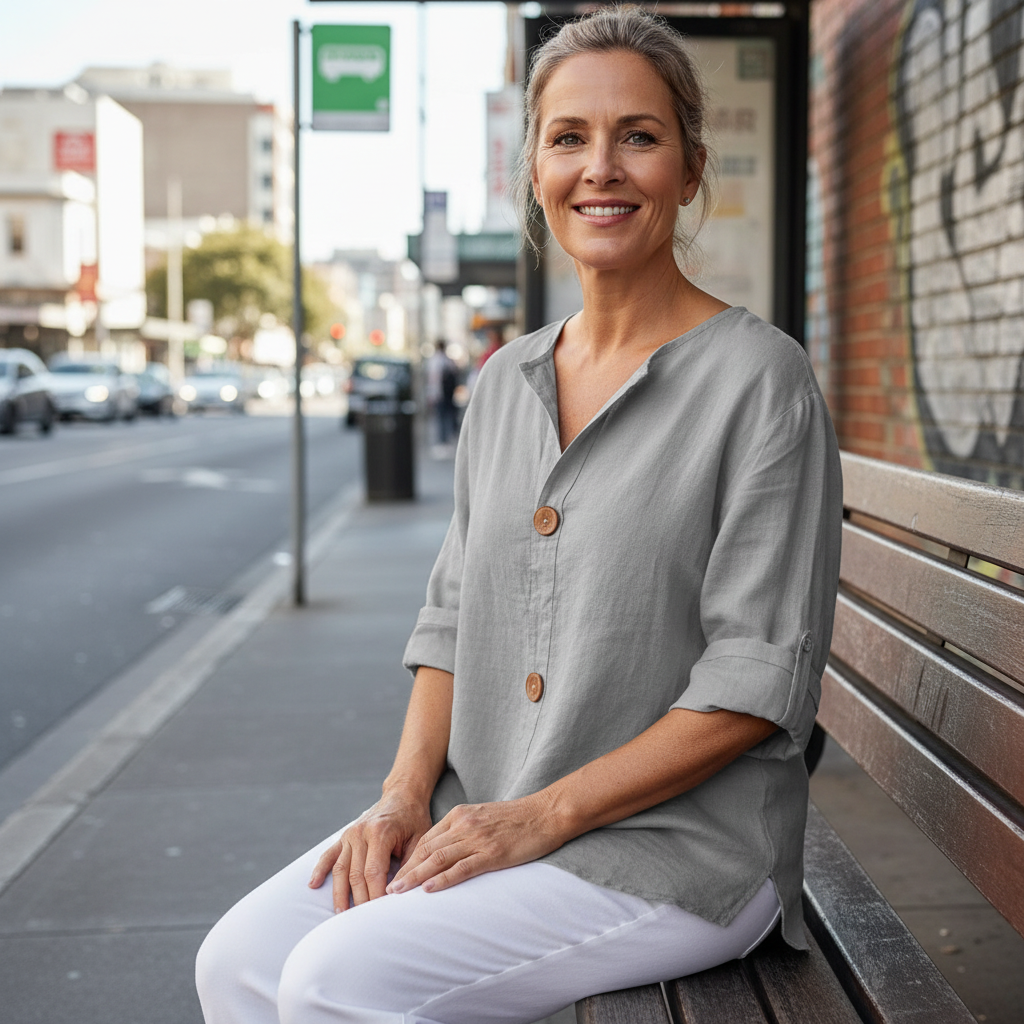 Elara™ – Breezy Classic Everyday Blouse