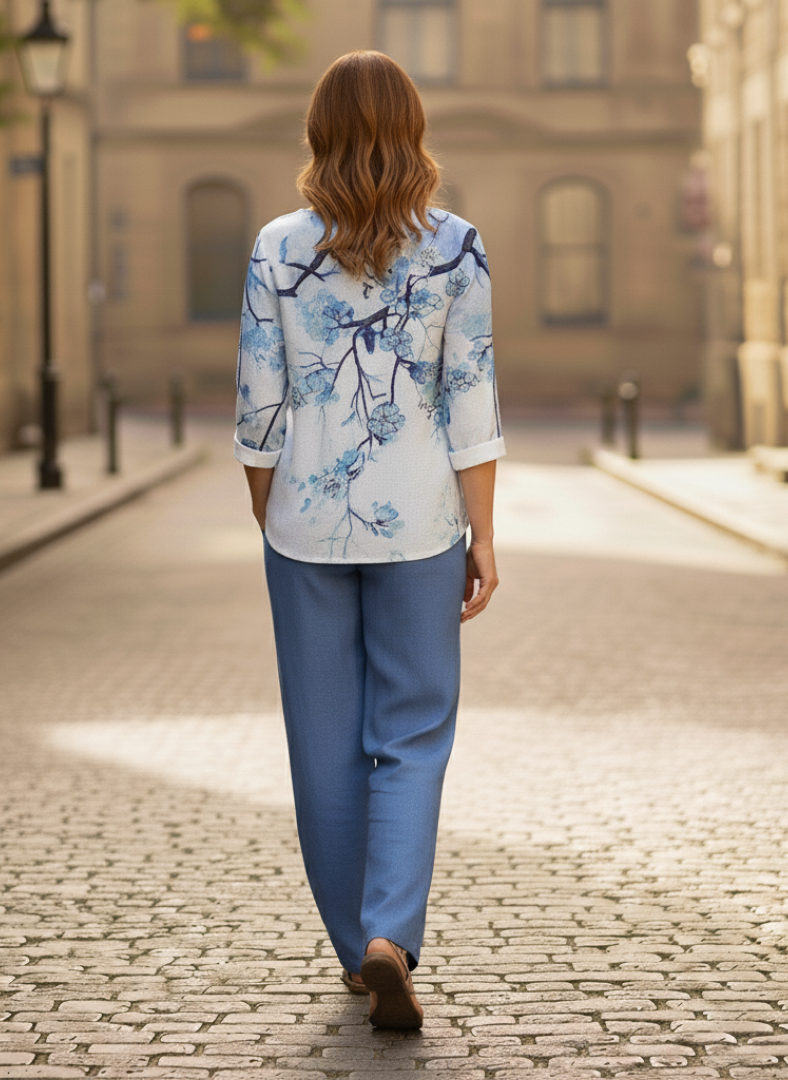 Aurelinne™ Sky Petal Two-Piece Set