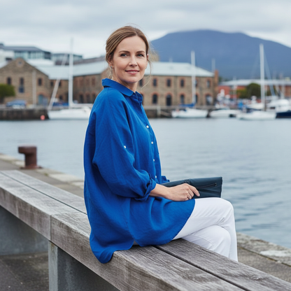 Wena™ Oversized Linen Shirt