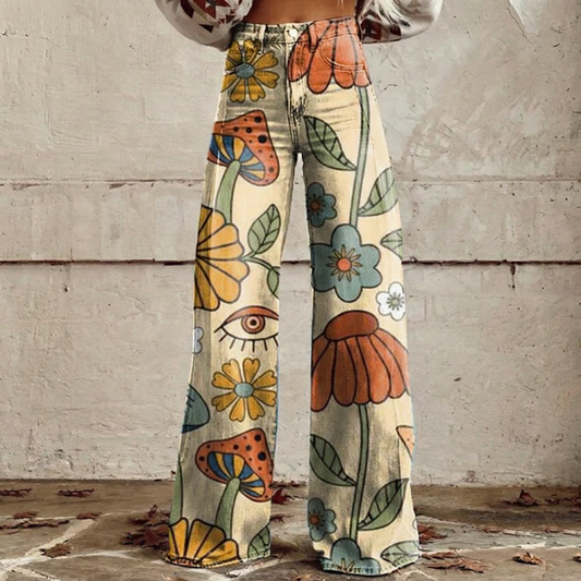 Giada™ - Boho Inspired Wide-Leg Pants