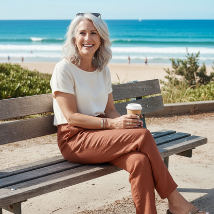 Elisse™ – Cotton-Linen Casual Trousers