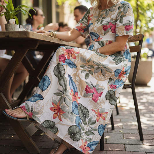 Masie™ – Breezy Floral Maxi Dress