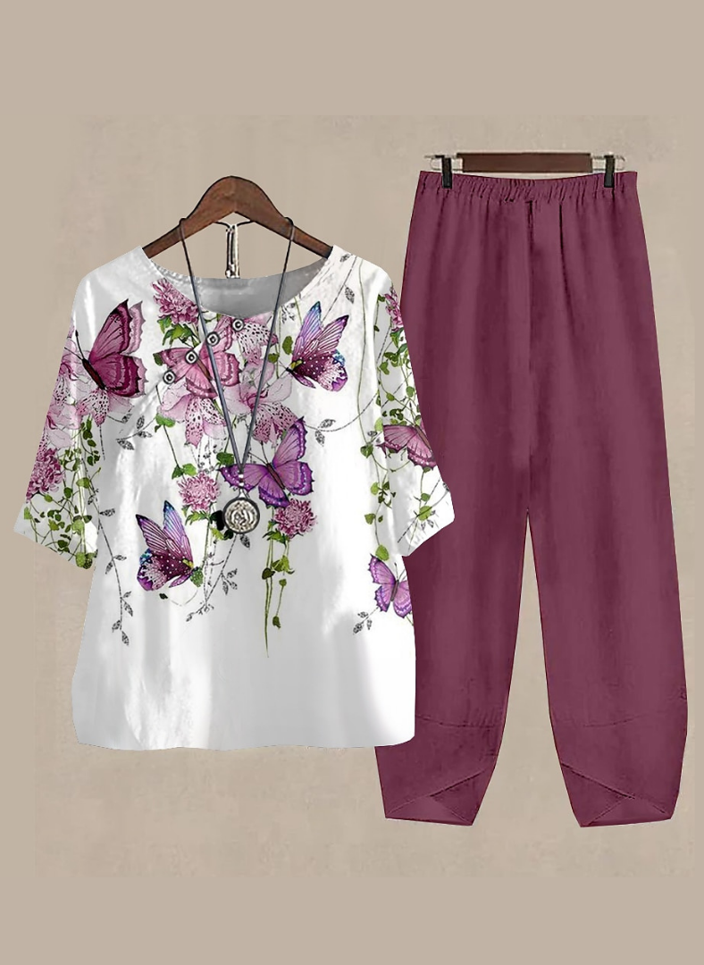 Floravine™ Butterfly Blossom Two-Piece Set