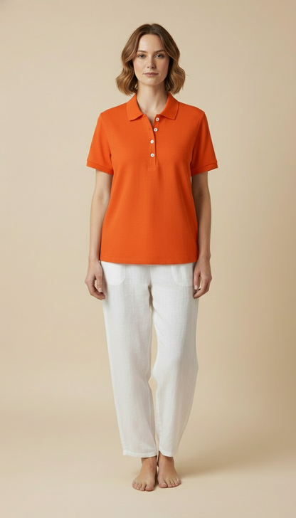 Aksana™ - Comfortable Women's Polo Shirt With Soft Fabric