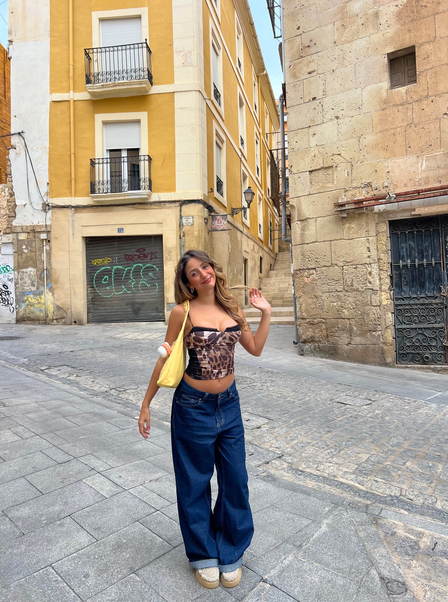 Star Jeans™ With Red Stars - Wide Leg 100% Cotton