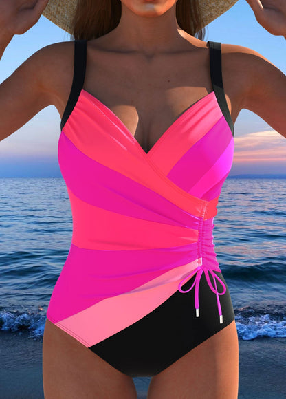 Grace® | Luxe Surplice Swimsuit with Colourful Print
