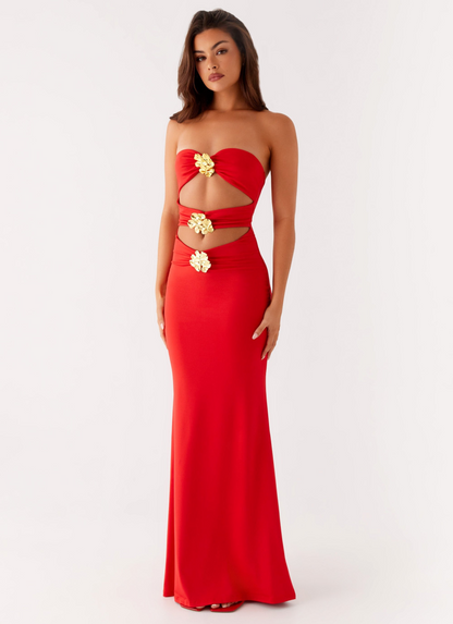 Grace™ | Scarlet Bloom Dress