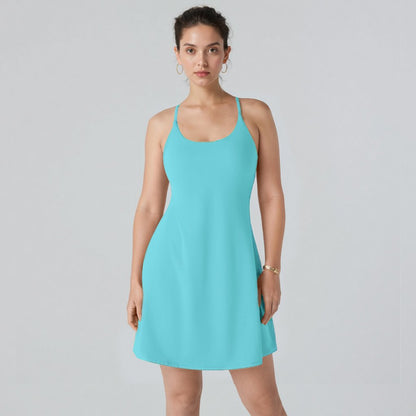Olivia™ The Ultimate Tummy Control Backless Active Dress