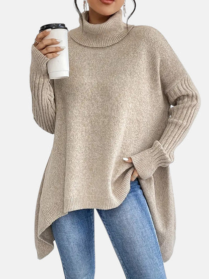 BRIGITTE – LONG TURTLENECK SWEATER