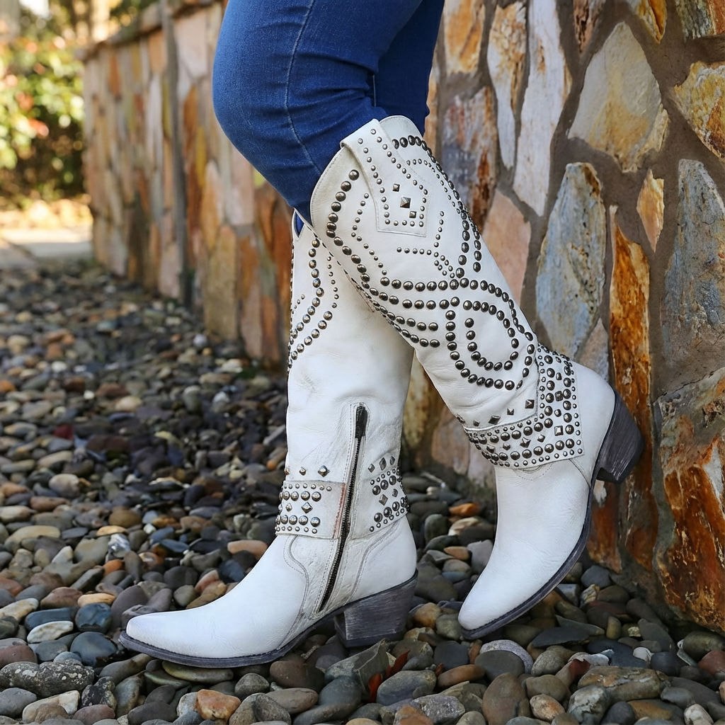 Monroe Western Knee-High Boots