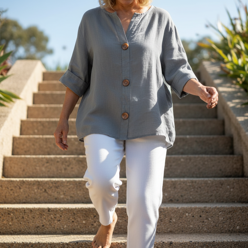 Elara™ – Breezy Classic Everyday Blouse