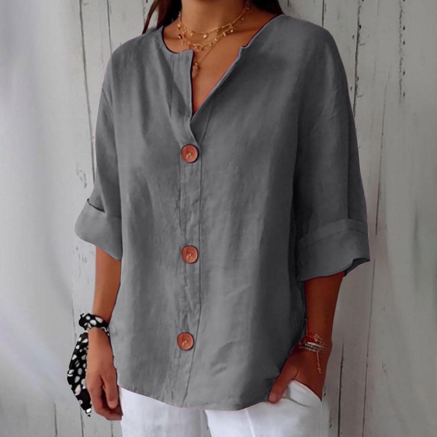 Maya™ - CASUAL BLOUSE WITH RELAXED FIT
