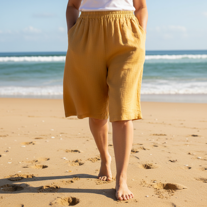 Renee™ Cotten Linen Shorts