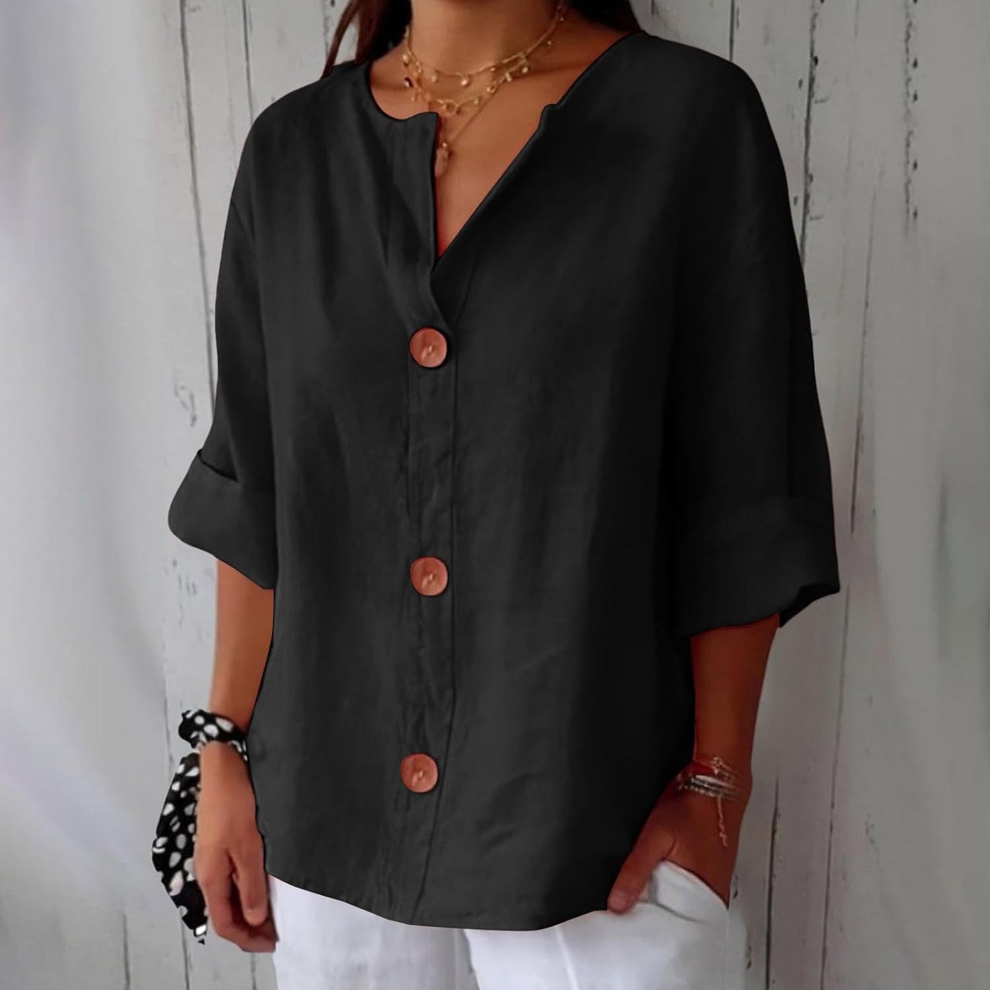 Maya™ - CASUAL BLOUSE WITH RELAXED FIT