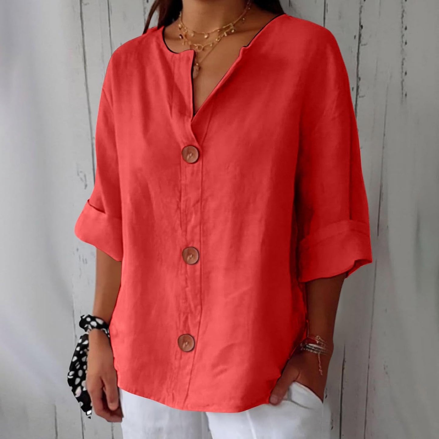 Maya™ - CASUAL BLOUSE WITH RELAXED FIT