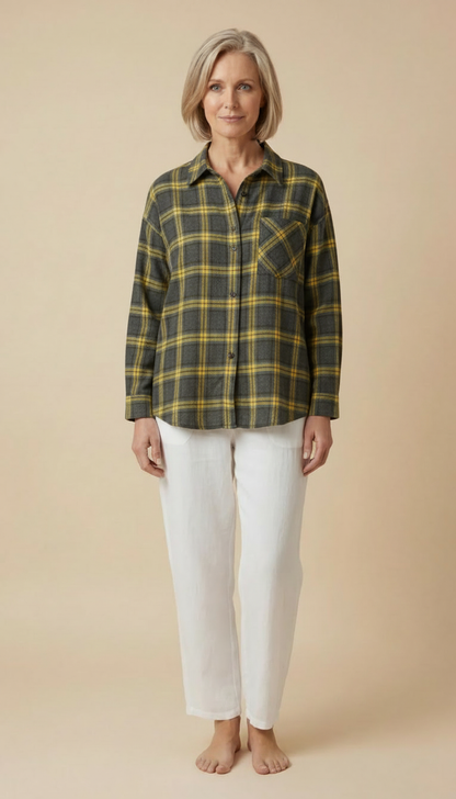 Wren™ - Relaxed Fit Womens Shirt With Elegance