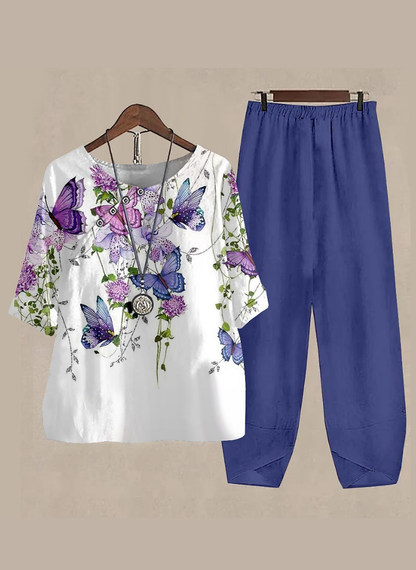 Florevaya™ Butterfly Bloom Two-Piece Set