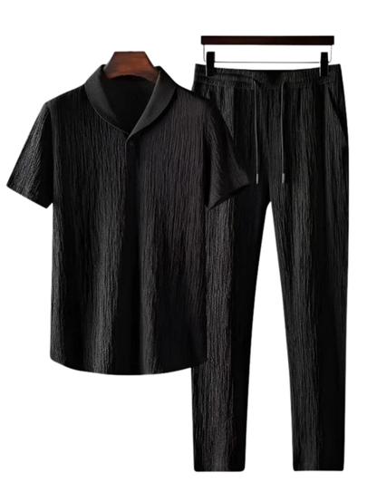 Cris™ Cotton Polo & Pantalon Set