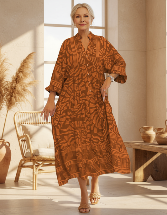 Brinley | Vibrant Patterned Dress