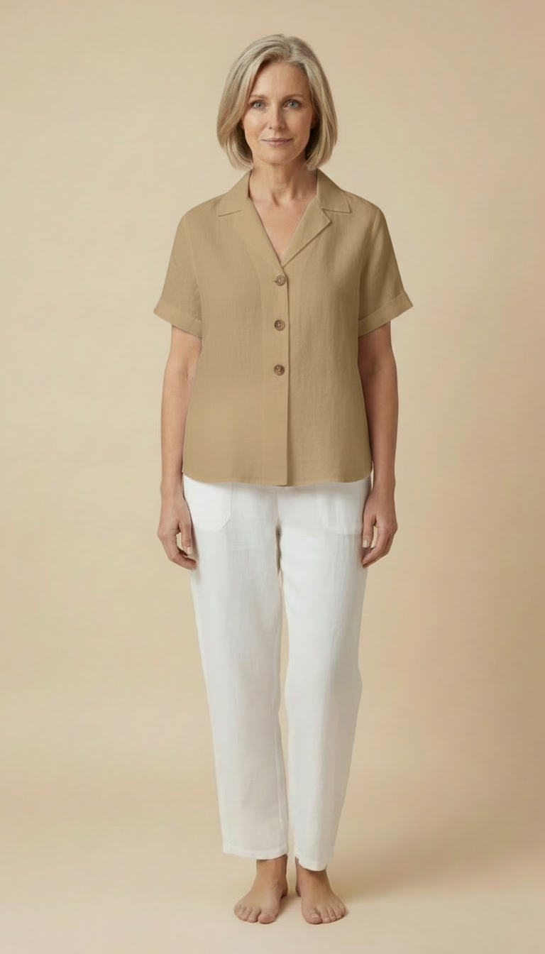 Lois™ - Elegant Plain Blouse