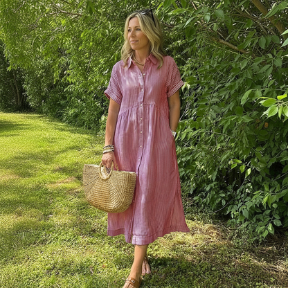 Aurelia™ – Chic Striped Dress