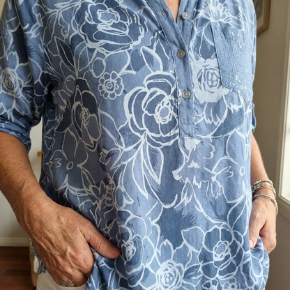 Cassie™ – Floral Print Blouse