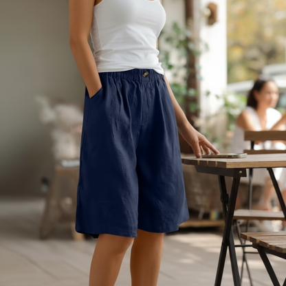 Renee™ Cotten Linen Shorts