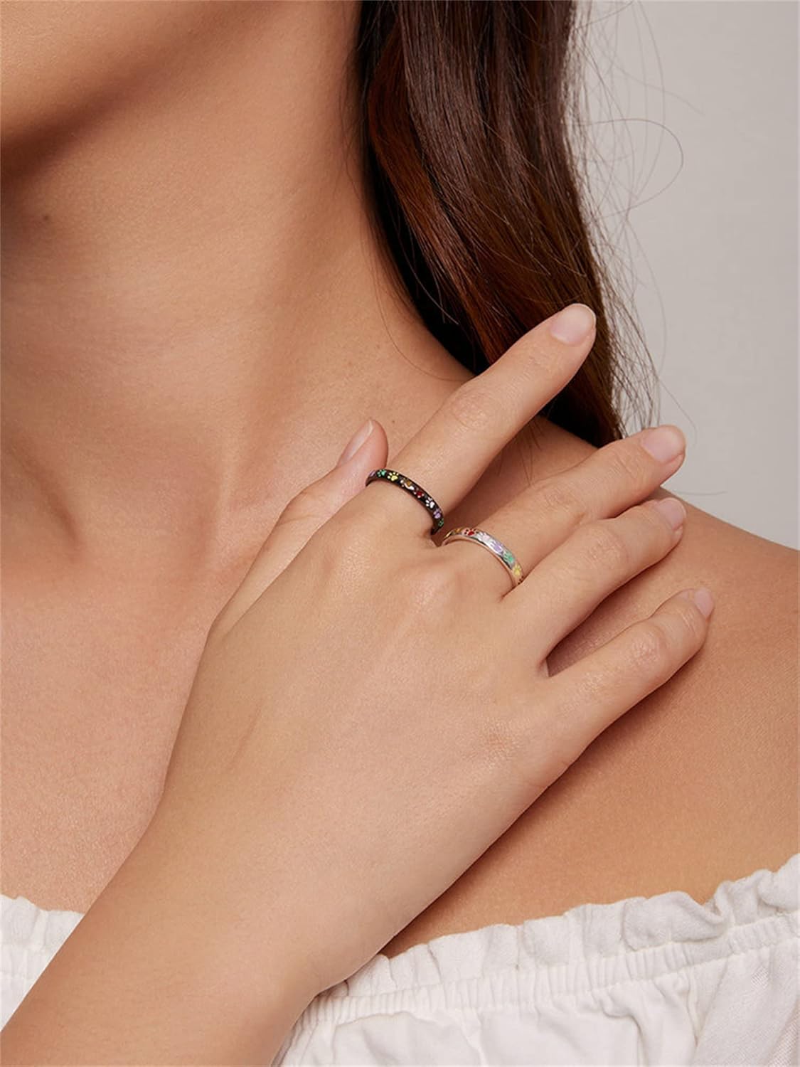 Sterling Silver Ring with Paw Design