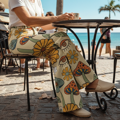 Giada™ - Boho Inspired Wide-Leg Pants