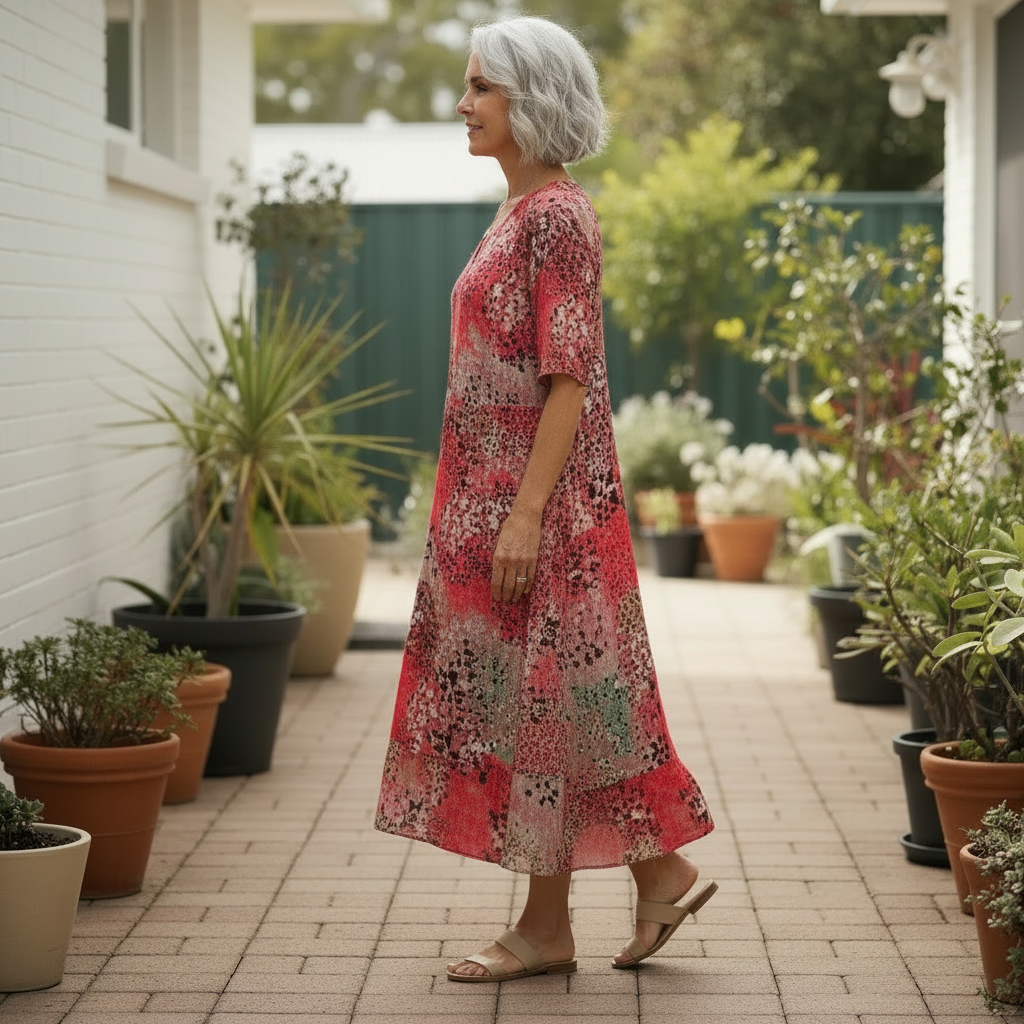 Vivienne Floral Radiance Midi Dress
