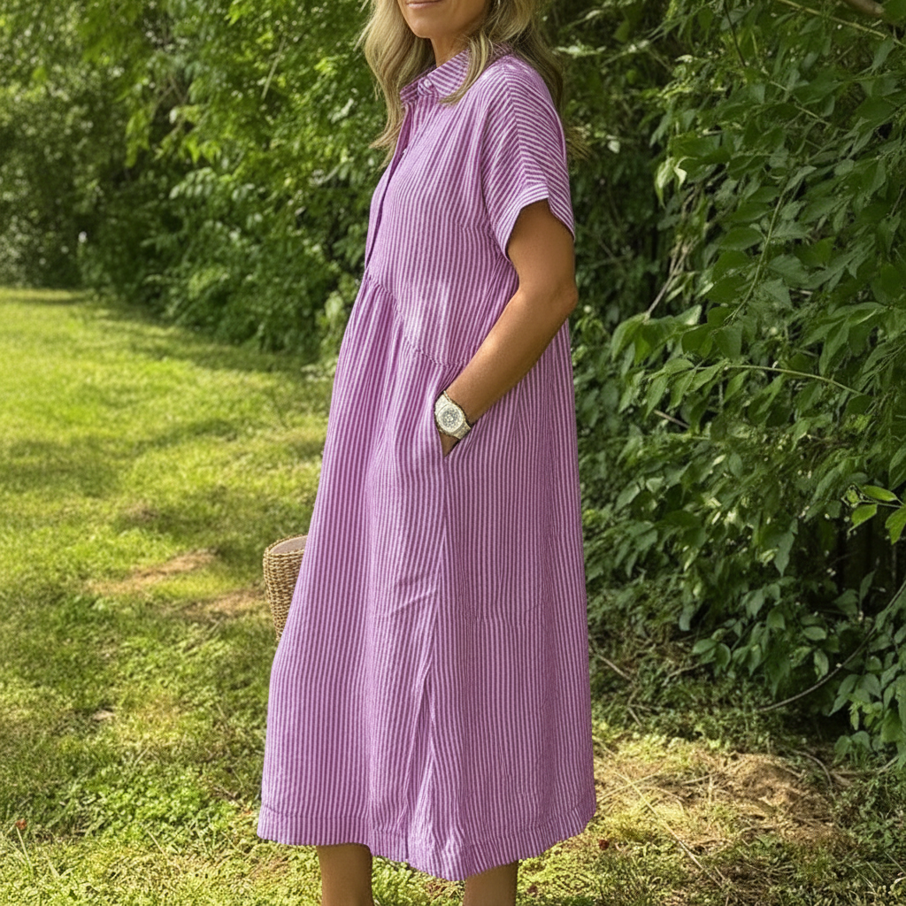 Aurelia™ – Chic Striped Dress