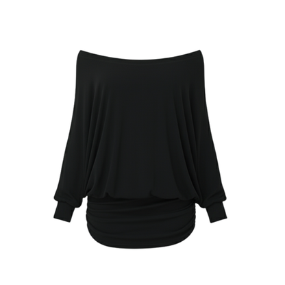 Lunara™ - Off-Shoulder Ruched Mini Dress