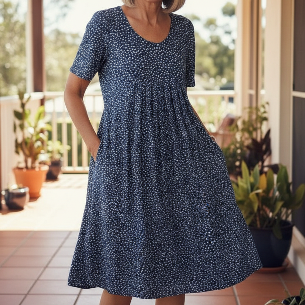 Hailey™ – Stylish and Casual Floral Dress with Pockets