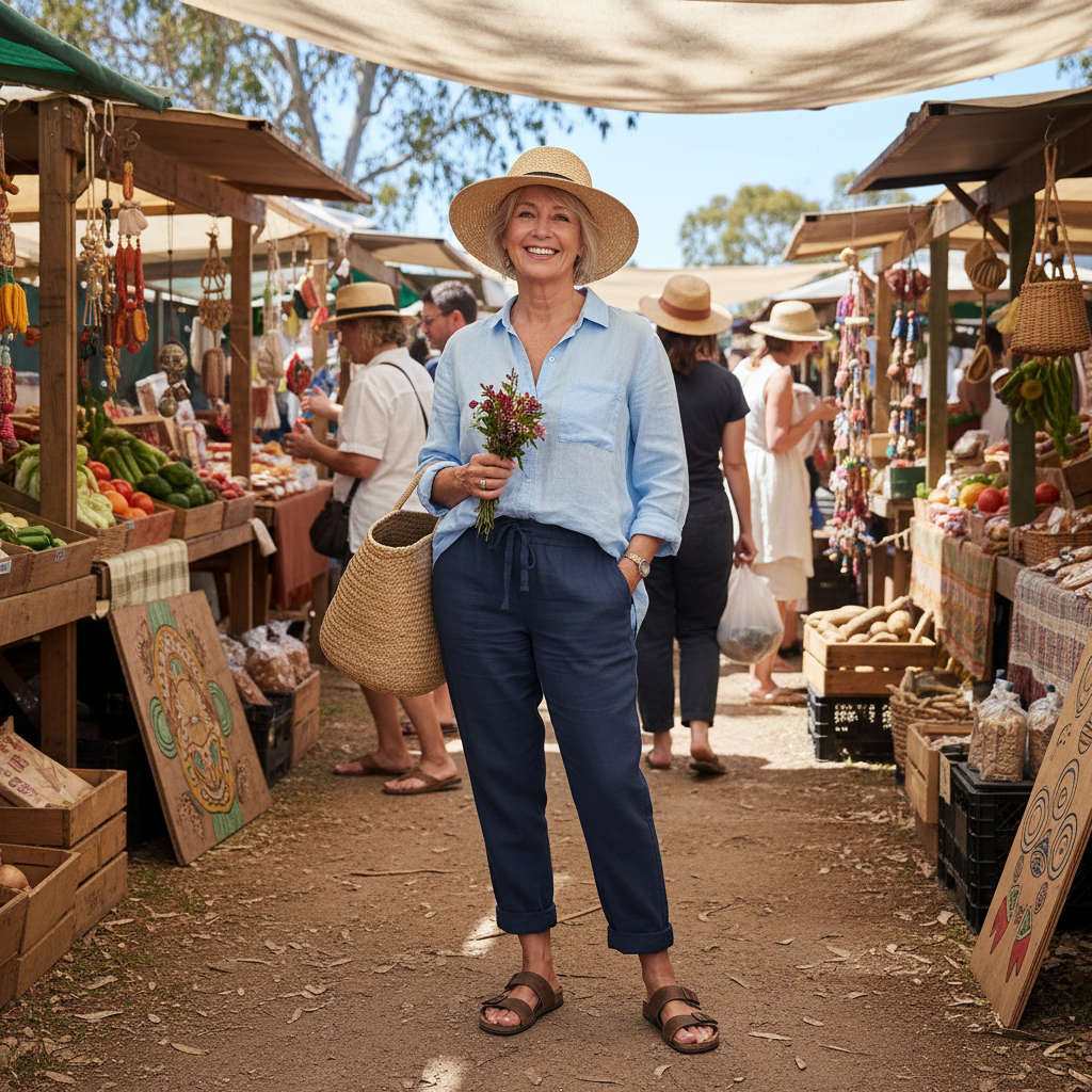 Elisse™ – Cotton-Linen Casual Trousers