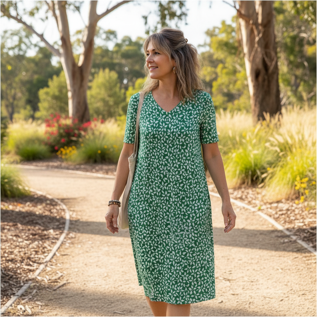 Hailey™ – Stylish and Casual Floral Dress with Pockets