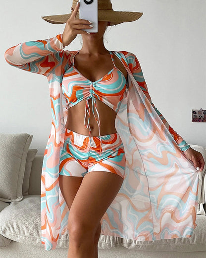 Grace® | 3-Piece Printed Bikini Set
