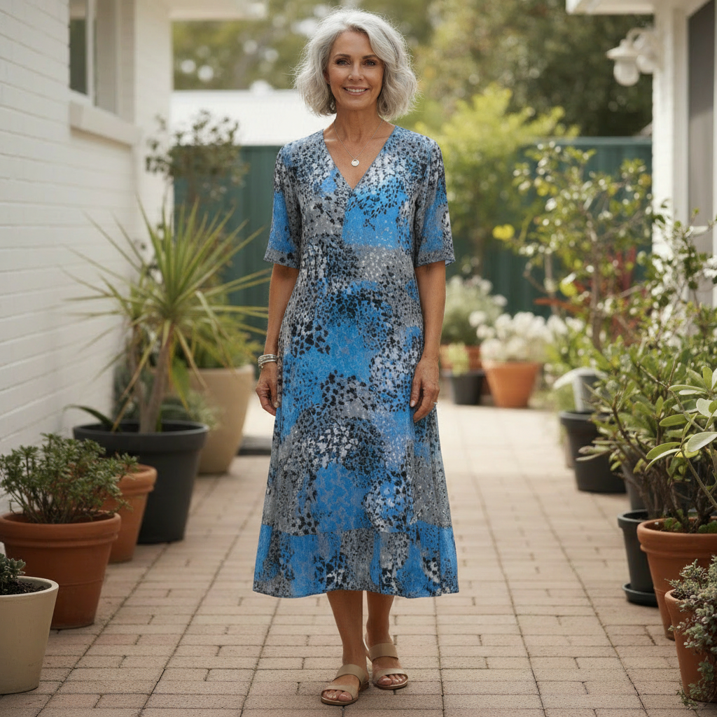 Vivienne Floral Radiance Midi Dress