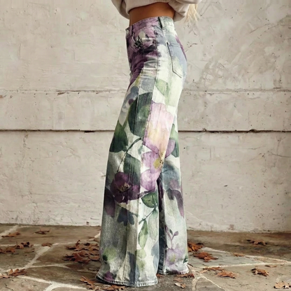 Noemi™ - High-Waist Boho Pattern Pants