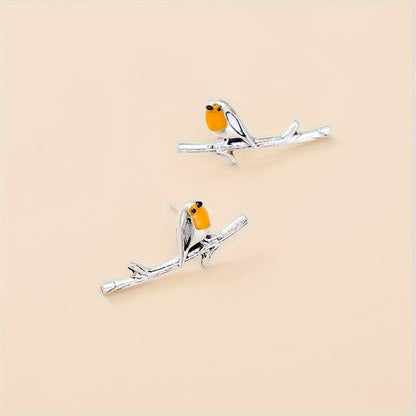Bird Cartoon Earrings