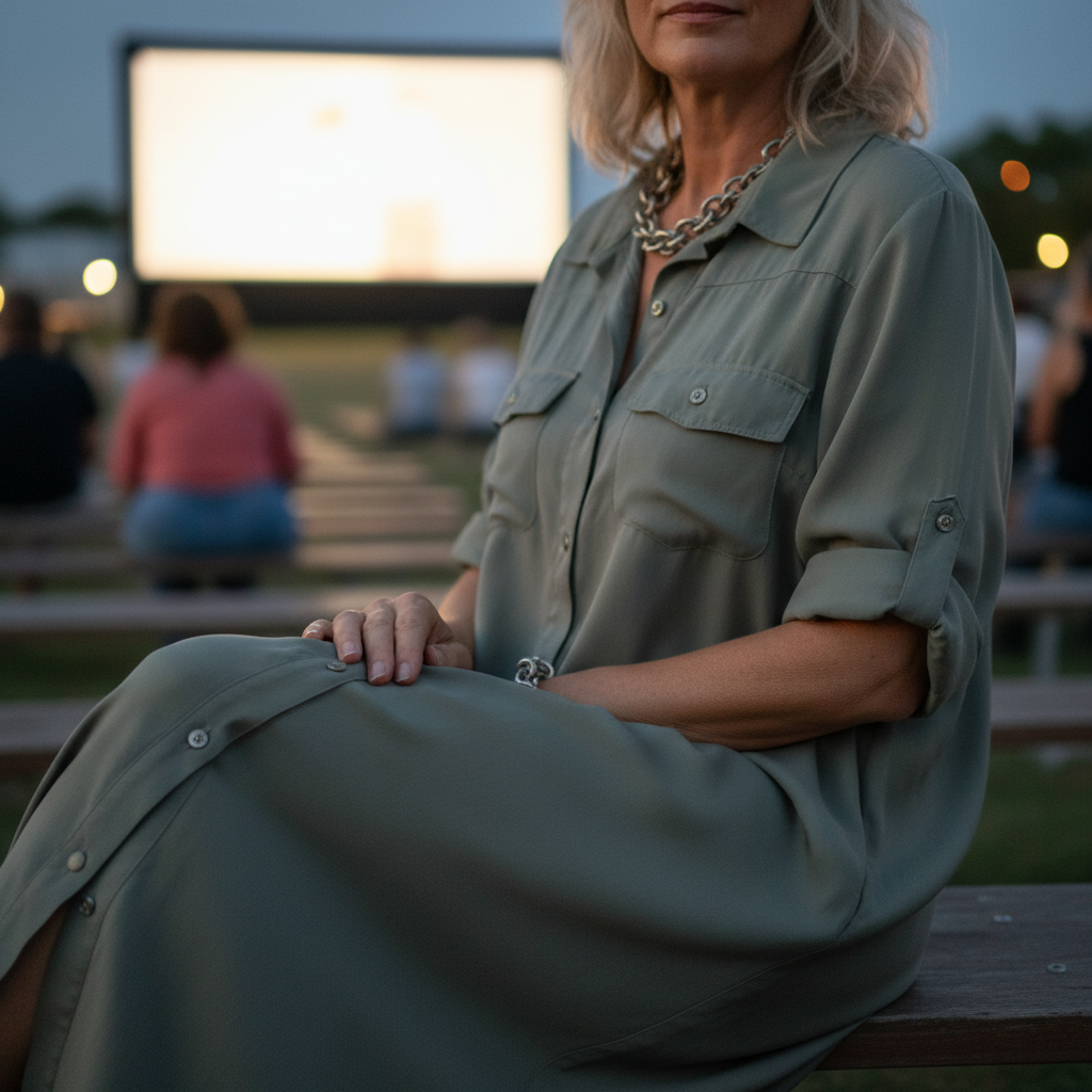 Selwyn™ – Relaxed Button-Front Shirt Dress