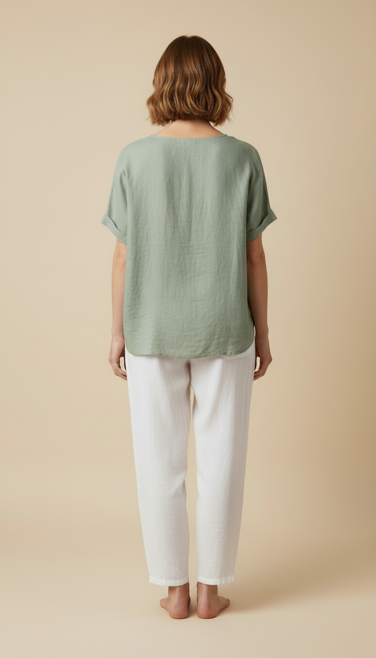 Casia™ - Minimalist Relaxed Blouse