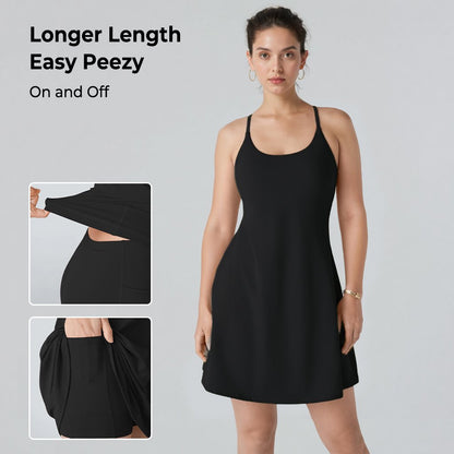 Olivia™ The Ultimate Tummy Control Backless Active Dress
