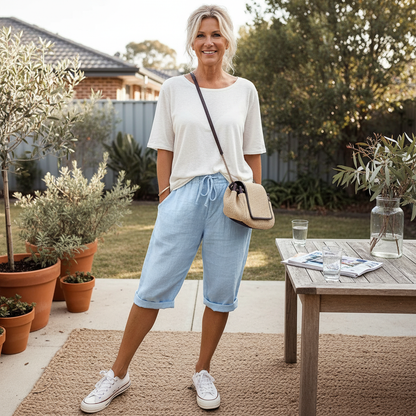 Emma™ - Cotton-Linen Women’s Pants