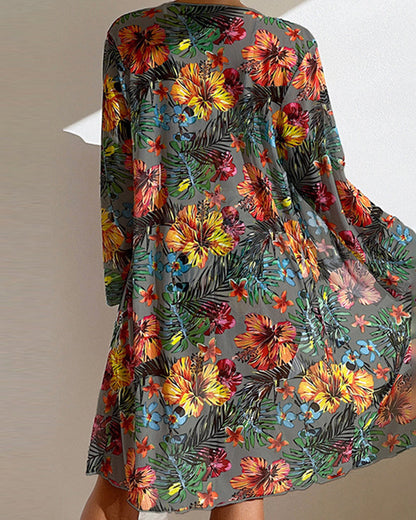 Glenda | Bikini con falda floral