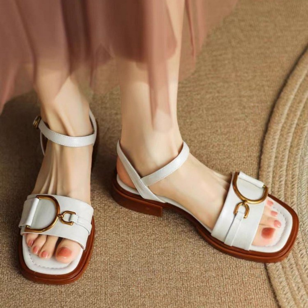 Marie™ Retro Buckle Sandals